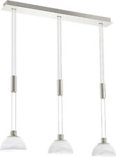 Eglo LED Pendelleuchte Hängeleuchte "MONTEFIO" 3-flammig Edelstahl EEK:E(SpkA-G)
