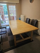 ess-zimmer tisch massiv holz eiche gebraucht