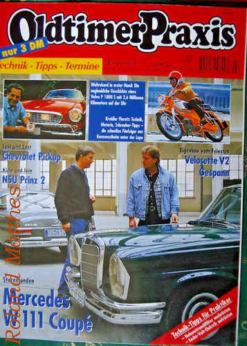 Oldtimer praxis mercedes - praxis, 3-99+mercedes