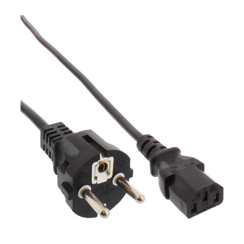 Netzkabel inline schwarz - netzkabel,