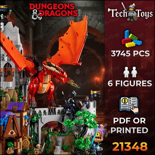 Brick moc 21348 dungeons and - -,