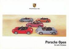 PORSCHE 911 996 Cabrio Targa Boxster S 986 Brochure PO