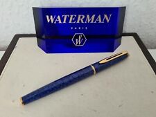Waterman Hemisphere Füllhalter "L" Large blau-marmoriert ca. 1990