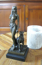 Bronze Figur~Cleopatra mit