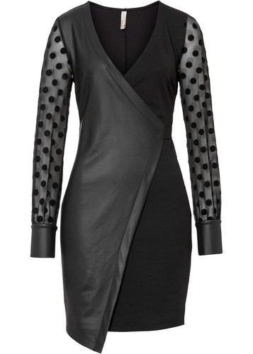 Neu kleid aus lederimitat - kleid, und