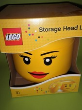 LEGO STORAGE HEAD L "GIRL" aus 2012: 27 cm Höhe, unbenutzt, komplett in Top OVP