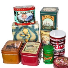 Alte Blechdosen Metalldosen Dosen Konvolut international Sammler selten