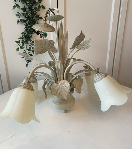 Creme landhaus kronleuchter - creme,