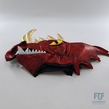 W WIDMANN MILANO Party Fashion - Mütze Drache, rot, Tierkostüm, Dinosaurier, Kop