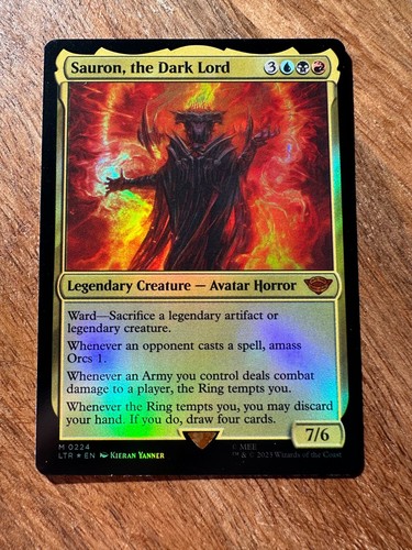 Sauron the dark lord foil - sauron,,