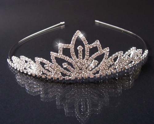 Neu tiara strass gold - tiara,