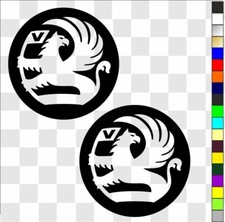 Vauxhall (1) x 2 Aufkleber