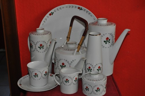 Kaffeegeschirr rosendekor - kaffeegeschirr,,