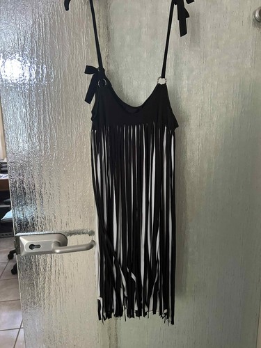 Sexy fransenkleid neu - neu, schwarz