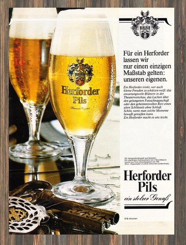 Herforder pils reklame - pils,