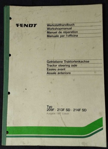 Fendt werkstatthandbuch - fendt,