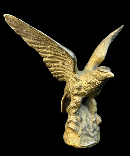 Antiker bronze adler signiert - antiker,