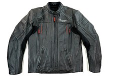 TRIUMPH AIRFLOW UK Biker Motorrad Lederjacke  48 M