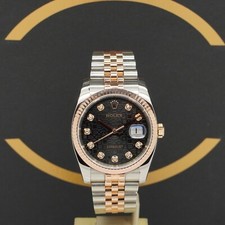 Rolex Datejust 36 Rosé Dia -