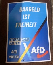 AFD Wahlplakat 2025  gebraucht selten 
