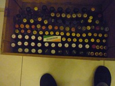 Original Bordeaux Kiste voll mit hochwertige Miniaturflaschen, 120 St.