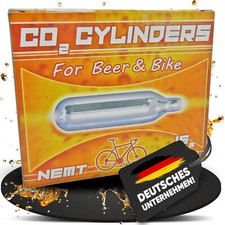 10 x Nemt Bierkapseln Co2 16g Patronen für Biermaxx, Bierzapfanlage, Bikekapsel