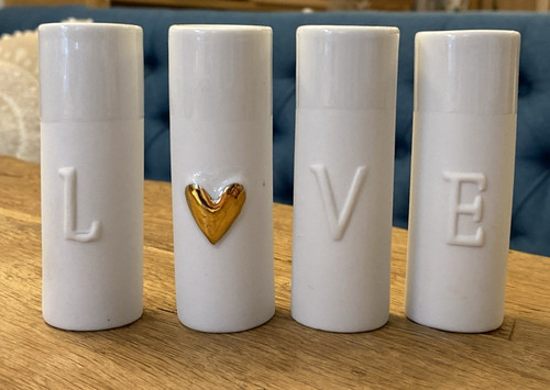 Vasen love porzellan minivasen - vasen,