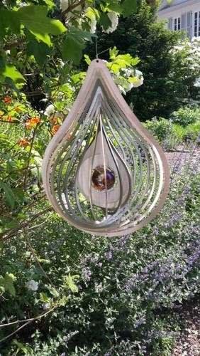 Edelstahl windspiel tropfen - windspiel,
