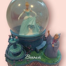Cinderella Schneekugel Spieluhr Disney gute Fee Sammlerstück Store disneyland