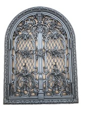 Antike Kachelofenvortür Ofentür Lüftungstür Kachelofentür Gusseisen Gründerzeit