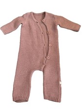 Baby Wollwalk Einteiler Wolle Overall Strick  62/68 Disana Mädchen