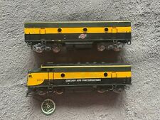 Tenshodo D-Lok mit Ergänzungsteil  A-B Unit, "CHICAGO AND NORTHWESTERN"