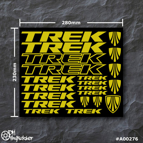 Trek stickersatz gelb - gelb, |
