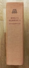 Biblia hebraica stuttgartensia - hebraica,