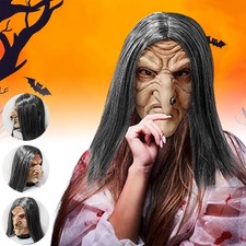 Halloween Hexen Latex Maske