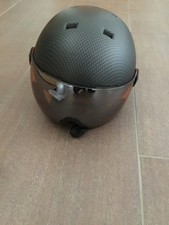 Schihelm mit Visier (und Ersatzvisier). S/M. 54-57