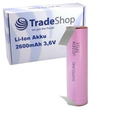 AKKU 2600mAh 3,6V Li-Ion für Bosch PSR Select PSR Select 3,6 0600833100