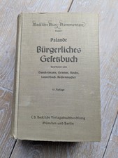 Palandt BGB 13.Auflage 1954 RARITÄT