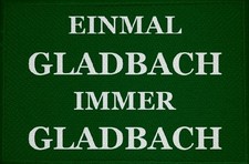 Aufnäher Einmal Gladbach