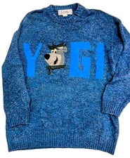 Castelbajac Pullover Iceberg Yogi  Bär Gr. XL Vintage 90s Comic