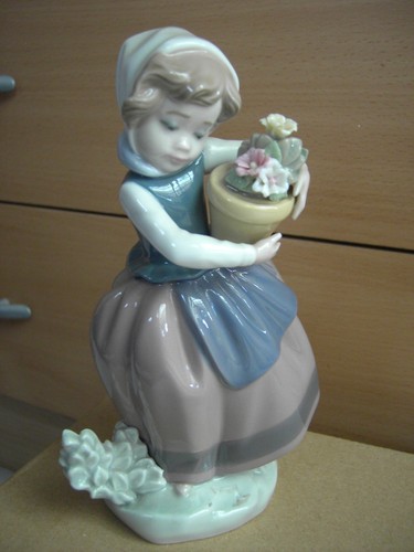 Lladro figur mädchen cm - figur, 17,5