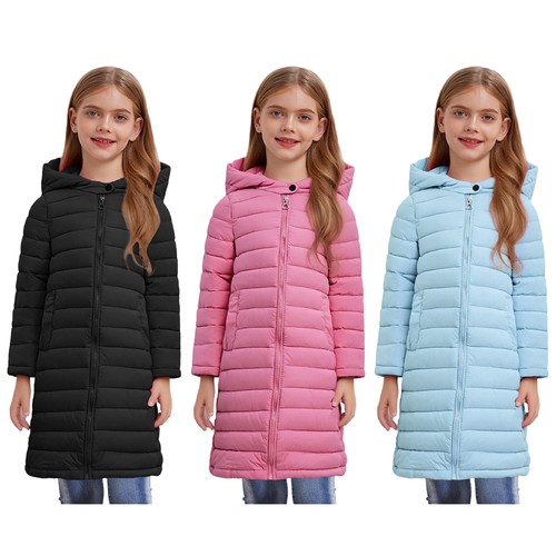 Mädchen winterjacke lange - mädchen,