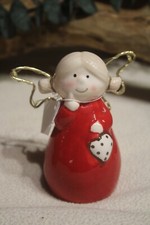 Engel mit LED, Keramik/Metall