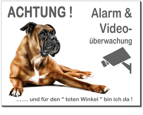 Boxer-Hund-Alu-Schild-3