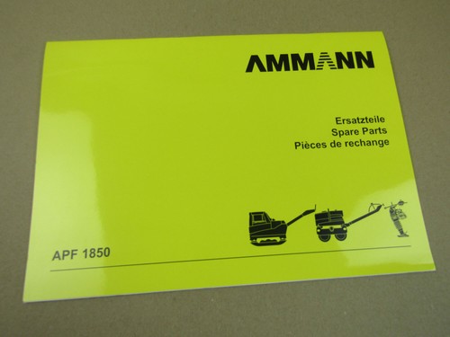 Ammann apf 1850 rüttelplatte - apf,