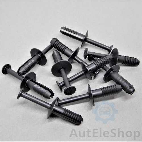 10x befestigung clips - 10x,