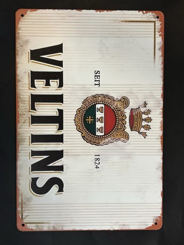 Blechschild veltins bier - veltins,