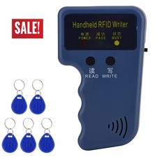 Handheld RFID Karte Kopierer ID Schlüssel Reader Writer 125KHZ Duplizierer 5 Tag
