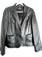 Bruno Banani Damen Lederblazer