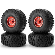 AXSPEED 4x 2,2" Leichtmetall-Beadlock-Felgen & Reifen 150 mm für 1:10 RC Crawler